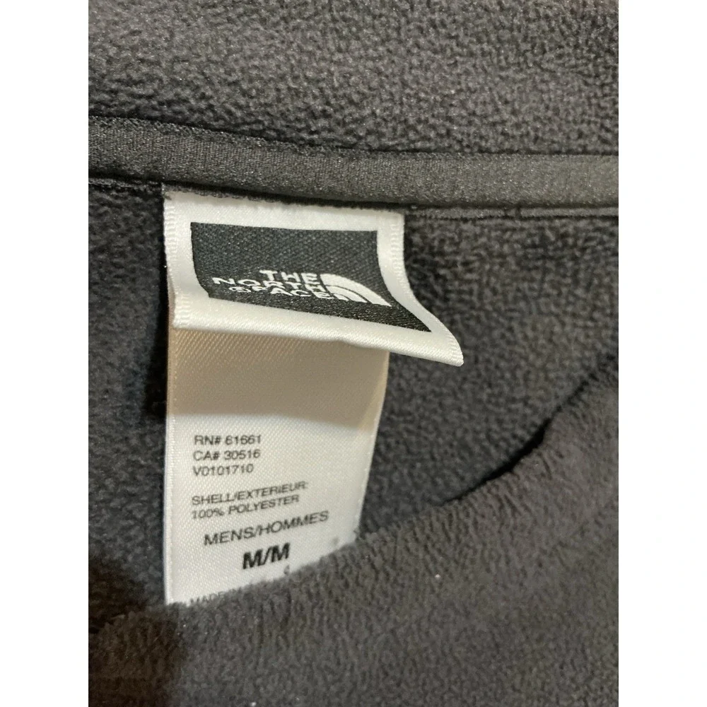 The North Face Sweatshirt Mens M Crew Neck Pullover Fleece Sleeve Pocket Gray